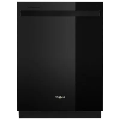 Whirlpool 24" 47dB Built-In Dishwasher with Third Rack (WDT750SAKB) - Black