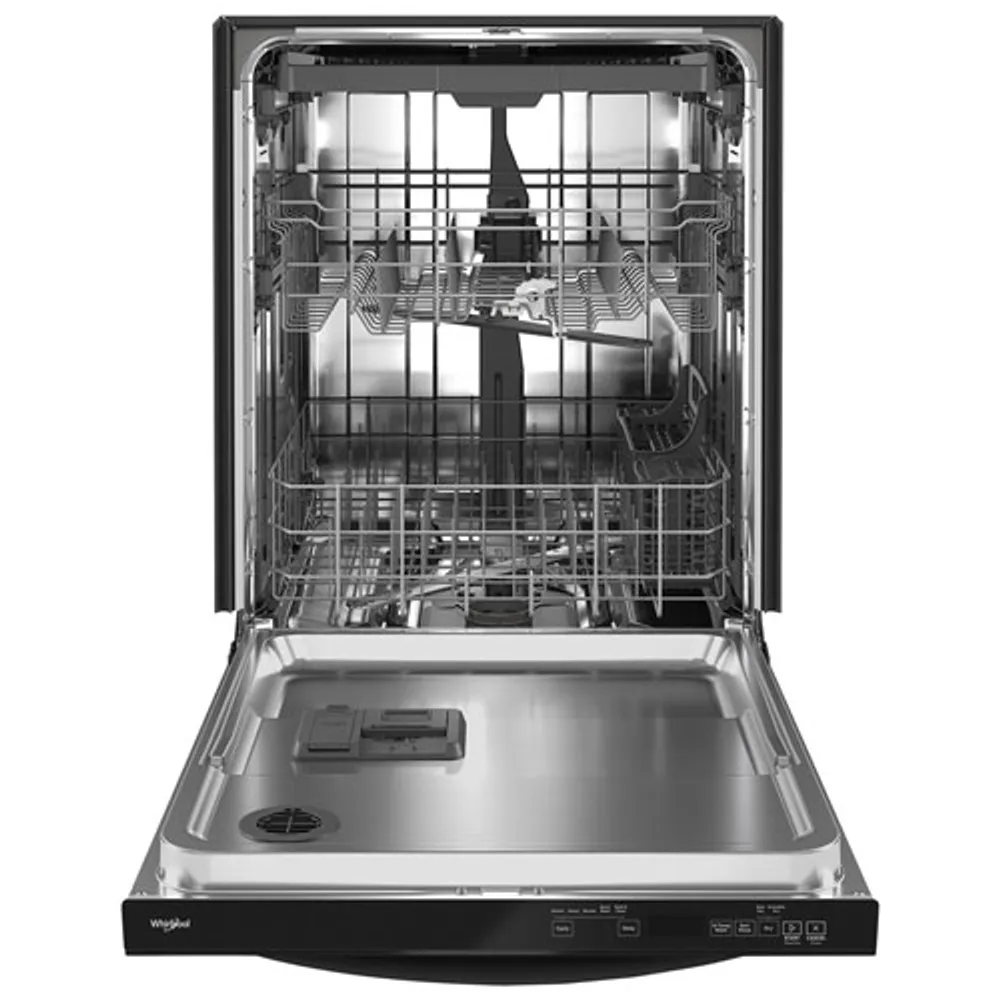 Whirlpool 24" 47dB Built-In Dishwasher with Third Rack (WDT750SAKB) - Black