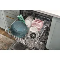 Whirlpool 24" 47dB Built-In Dishwasher with Third Rack (WDT750SAKB) - Black