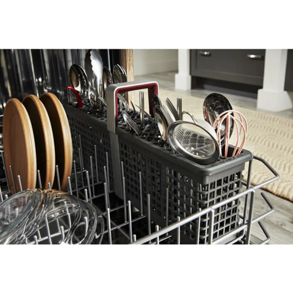 KitchenAid 24" 39dB Built-In Dishwasher with Third Rack (KDFE204KPS) - Stainless Steel