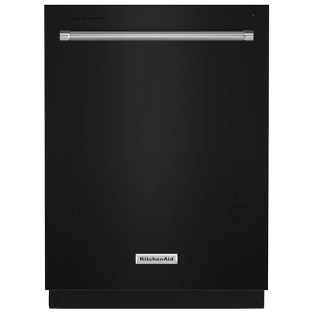 KitchenAid 24" 39dB Built-In Dishwasher with Third Rack (KDTE204KBL) - Black