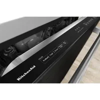 KitchenAid 24" 39dB Built-In Dishwasher with Third Rack (KDTE204KBS) - Black Stainless Steel