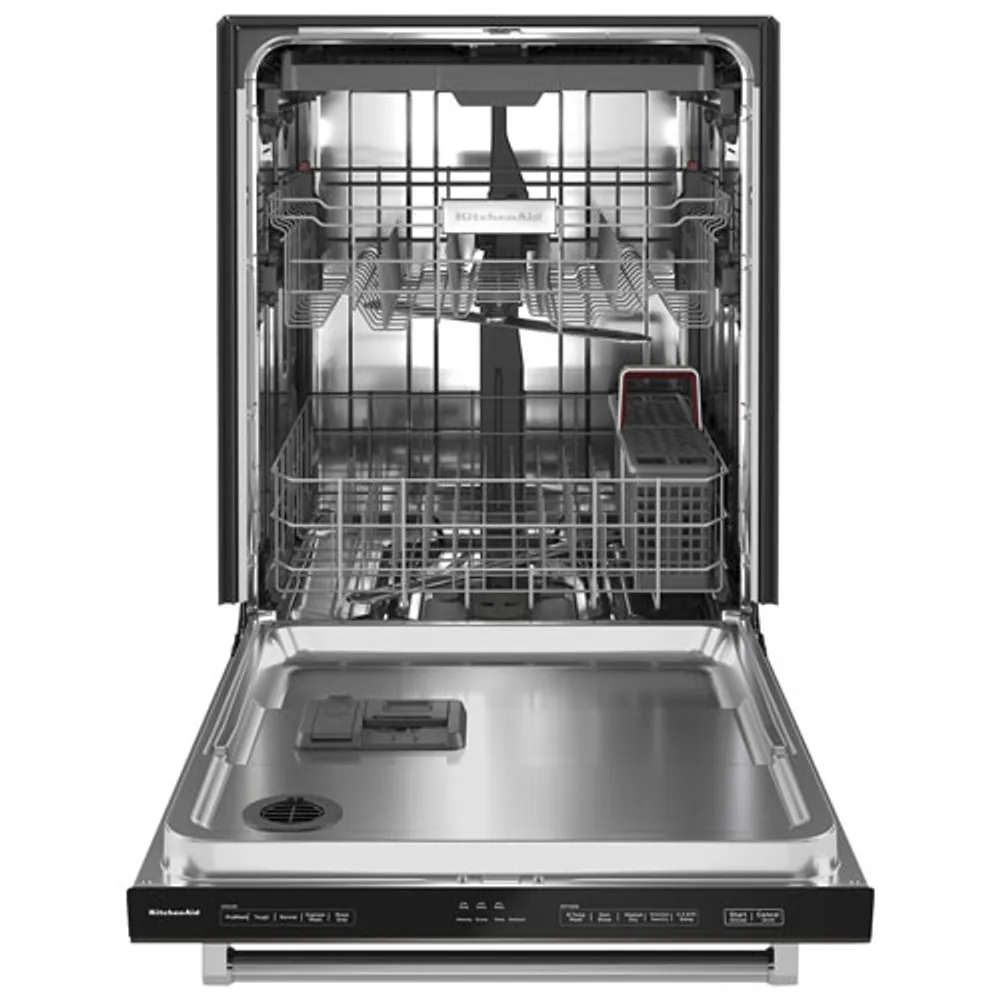 KitchenAid 24" 39dB Built-In Dishwasher with Third Rack (KDTE204KBS) - Black Stainless Steel