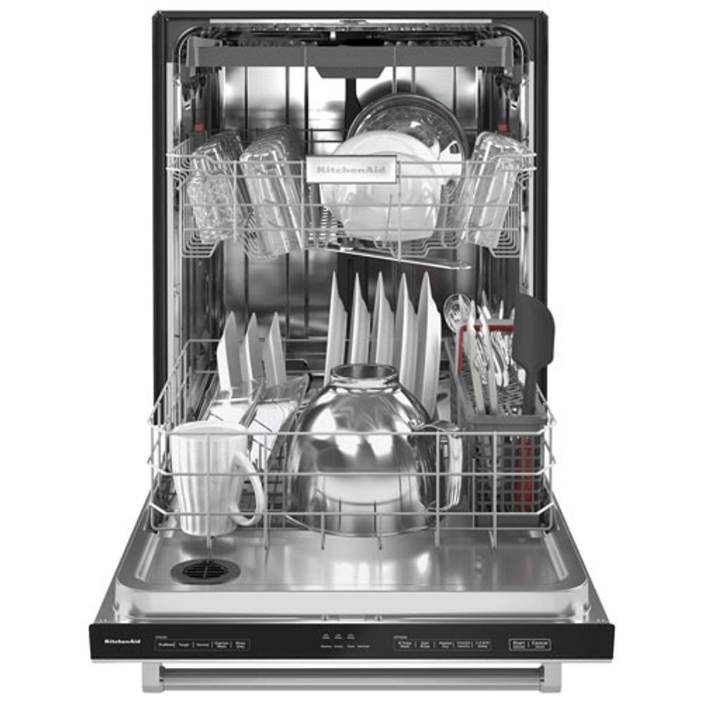 KitchenAid 24" 39dB Built-In Dishwasher with Third Rack (KDTE204KPS) - Stainless Steel