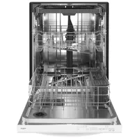 Whirlpool 24" 47dB Built-In Dishwasher with Third Rack (WDT750SAKW) - White