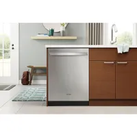 Whirlpool 24" 47dB Built-In Dishwasher with Third Rack (WDT750SAKZ) - Stainless Steel