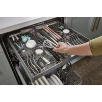 Whirlpool 24" 47dB Built-In Dishwasher with Third Rack (WDTA50SAKZ) - Stainless Steel