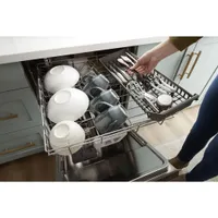 Whirlpool 24" 41dB Built-In Dishwasher with Third Rack (WDTA80SAKZ) - Stainless Steel