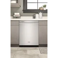 Whirlpool 24" 41dB Built-In Dishwasher with Third Rack (WDTA80SAKZ) - Stainless Steel