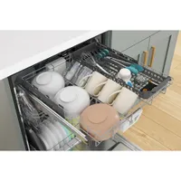 Whirlpool 24" 41dB Built-In Dishwasher with Third Rack (WDTA80SAKZ) - Stainless Steel