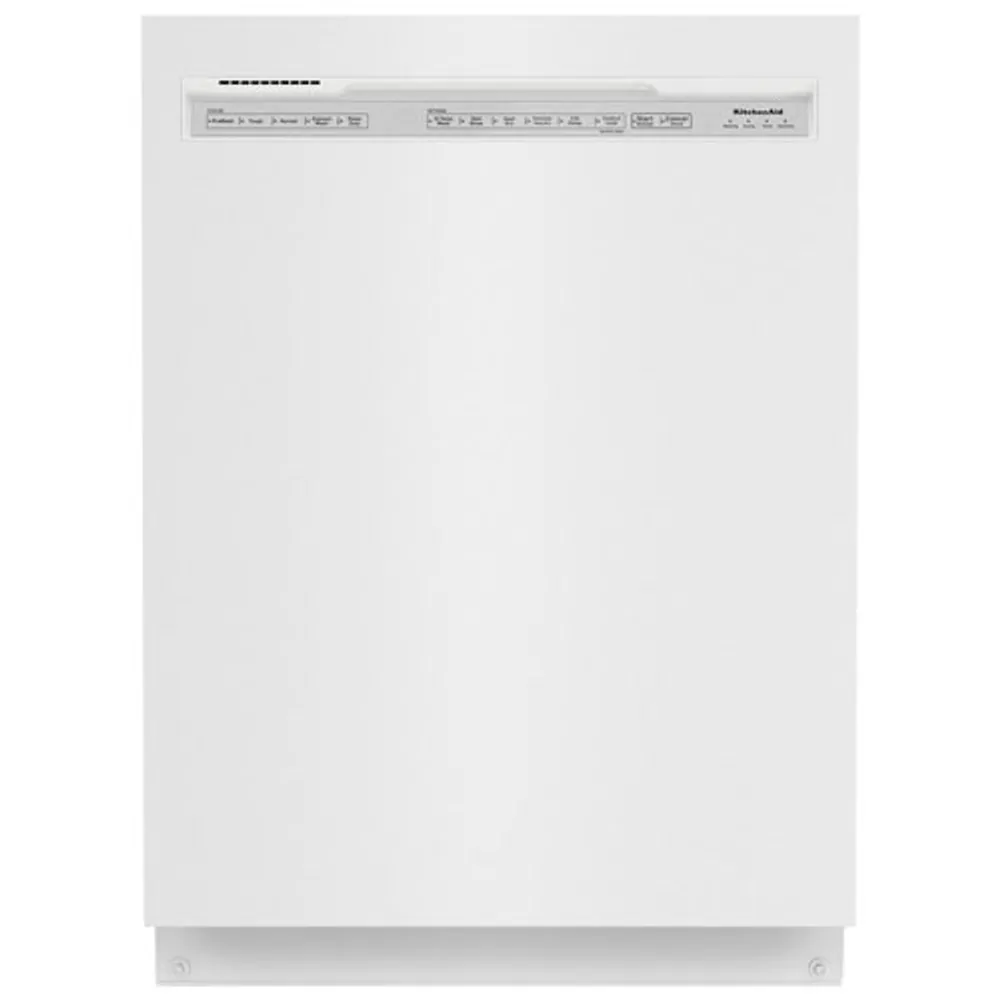 KitchenAid 24" 39dB Built-In Dishwasher with Third Rack (KDFE204KWH) - White