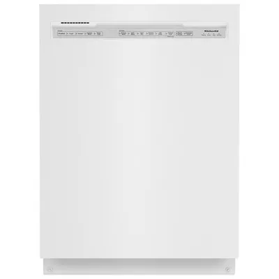 KitchenAid 24" 39dB Built-In Dishwasher with Third Rack (KDFE204KWH) - White