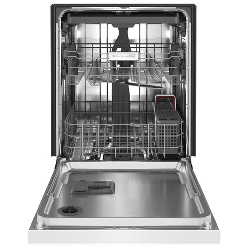 KitchenAid 24" 39dB Built-In Dishwasher with Third Rack (KDFE204KWH) - White