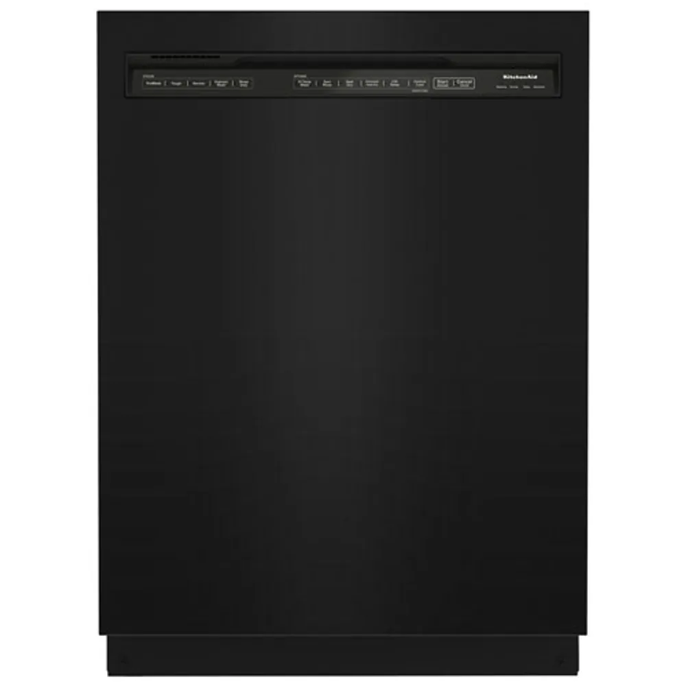 KitchenAid 24" 39dB Built-In Dishwasher with Third Rack (KDFE204KBL) - Black