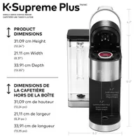 Cafetière pour une tasse K-Supreme Plus de Keurig - Acier inoxydable