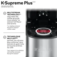 Cafetière pour une tasse K-Supreme Plus de Keurig - Acier inoxydable