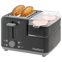 West Bend Breakfast Station - 2-Slice - Black