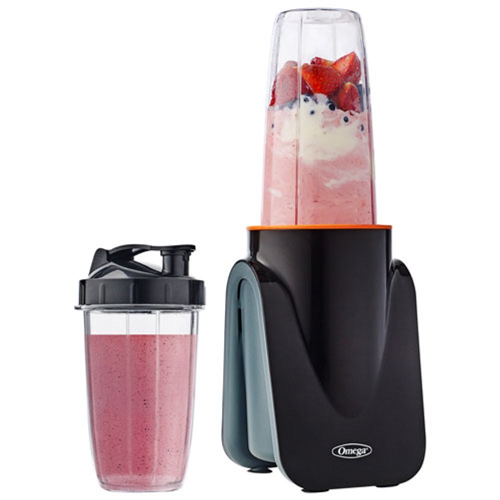 Omega Deluxe 0.95L 1000-Watt Personal Blender - Black/Silver