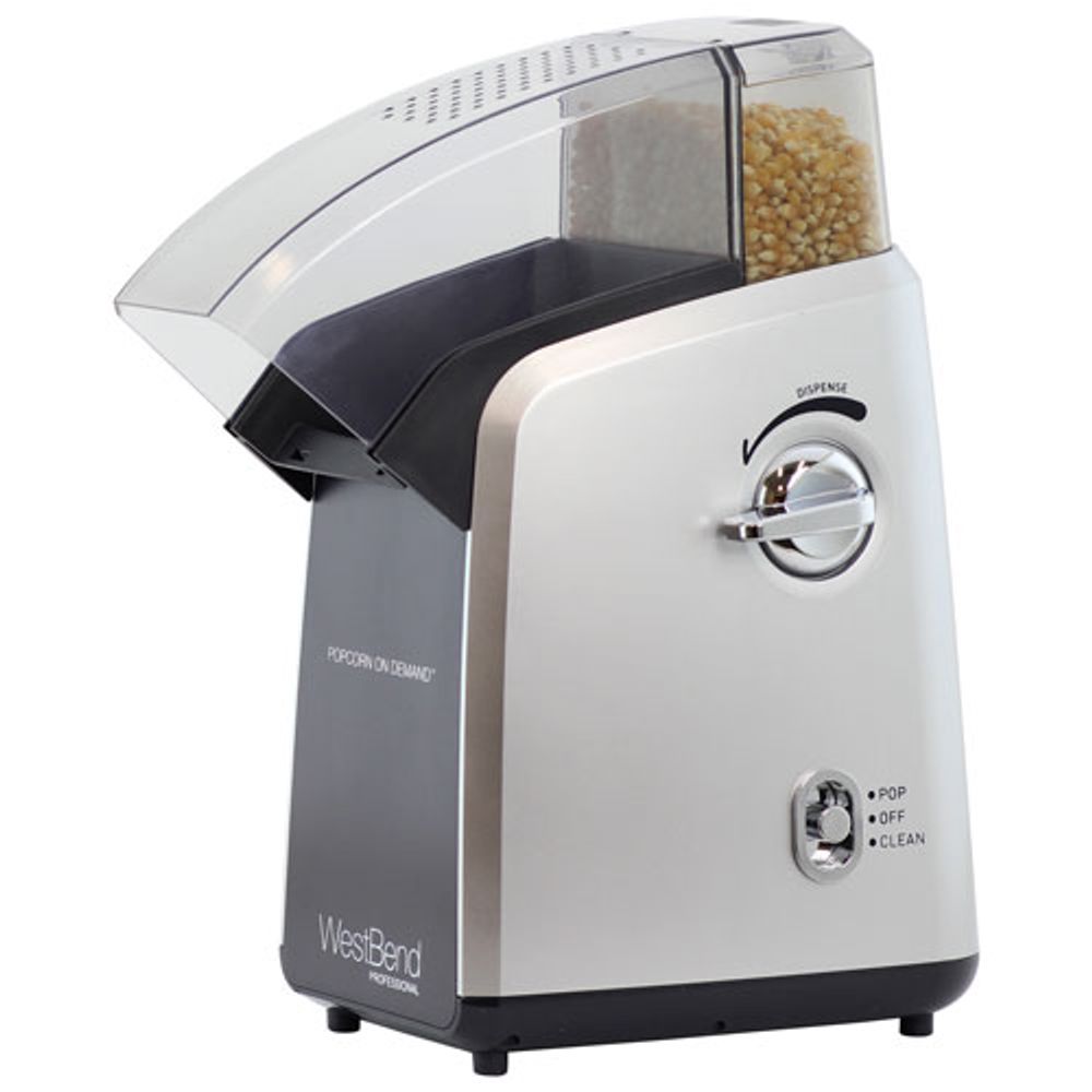 West Bend Popcorn on Demand Popcorn Maker (82701) - Silver