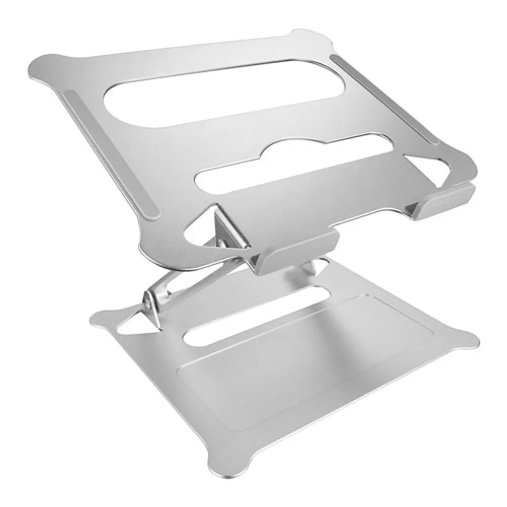 Insignia Ergonomic Adjustable Laptop Stand - Silver - Only at Best Buy