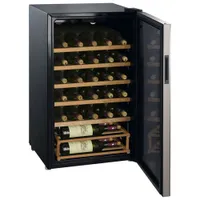 Whirlpool 33-Bottle Freestanding Wine Cooler (WHW36MS2F08) - Stainless Steel