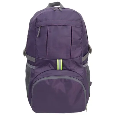 Nicci Foldable 12" Laptop Travel Backpack - Purple