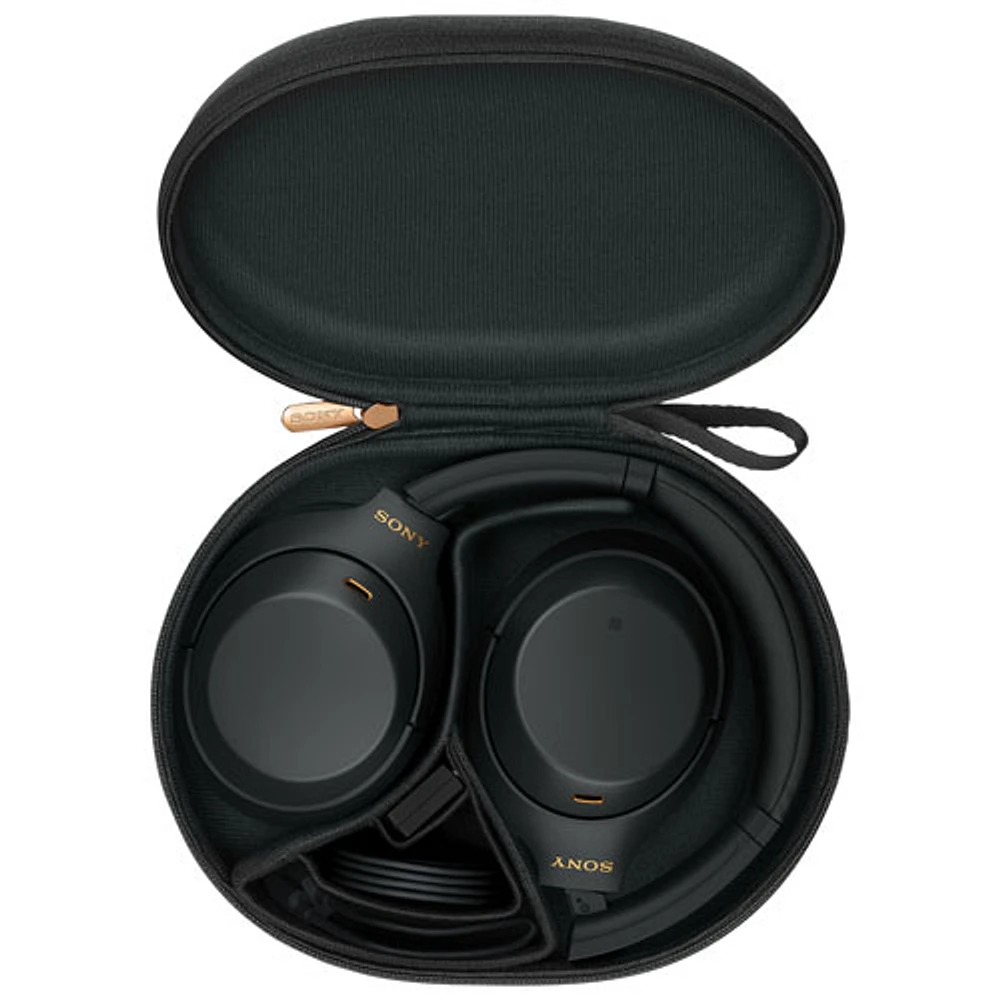 Casque d'écoute Bluetooth à suppression du bruit WH-1000XM4 de Sony - Noir