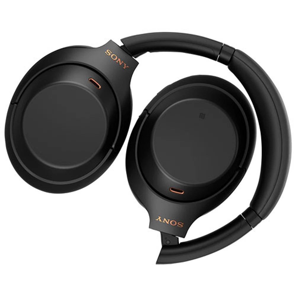 Casque d'écoute Bluetooth à suppression du bruit WH-1000XM4 de Sony - Noir