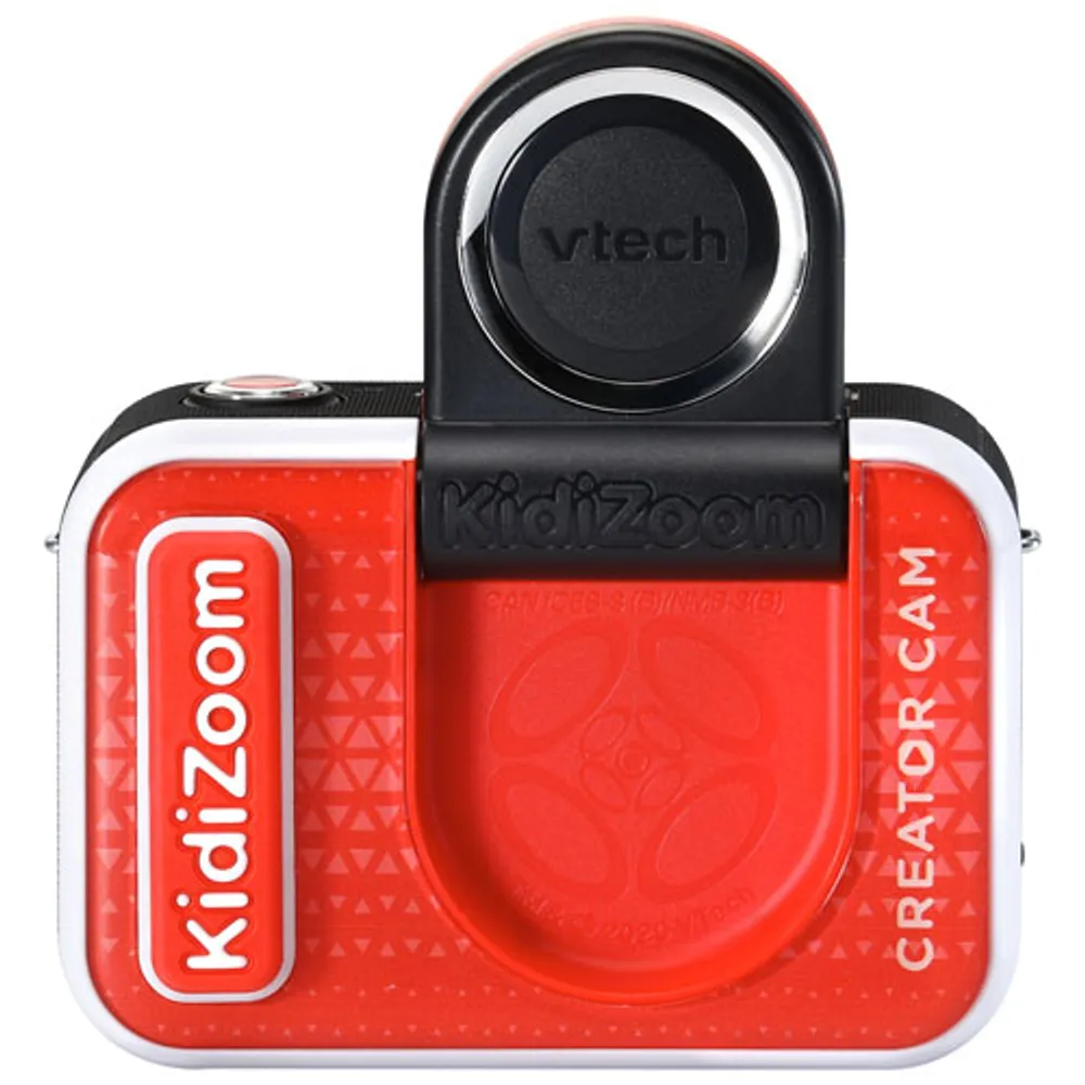 Appareil photo numérique HD KidiZoom Creator Cam de VTech avec trépied - Noir/Rouge