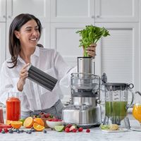 Breville 3X Bluicer Pro 1.5L 1100-Watt Stand Blender and Juicer - Brushed Stainless Steel