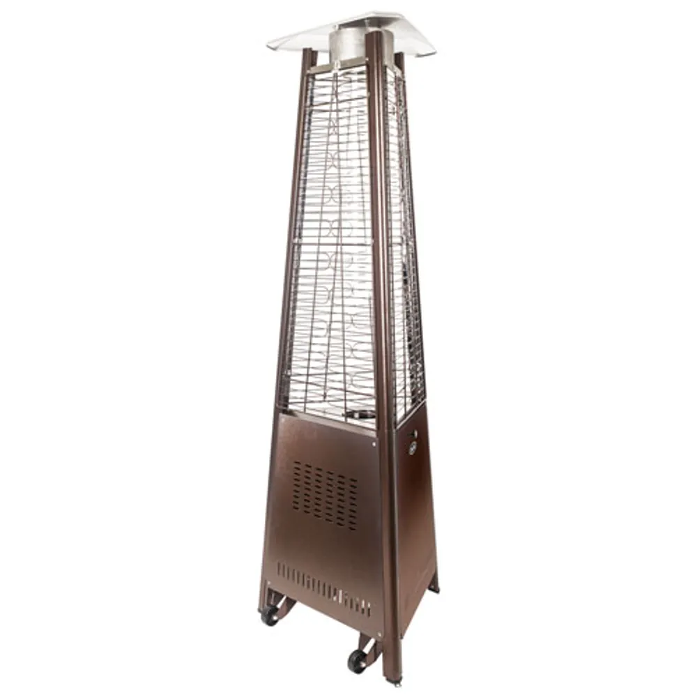 Dyna-Glo 73" Pyramid Freestanding Propane Patio Heater - 42,000 BTU - Hammered Bronze