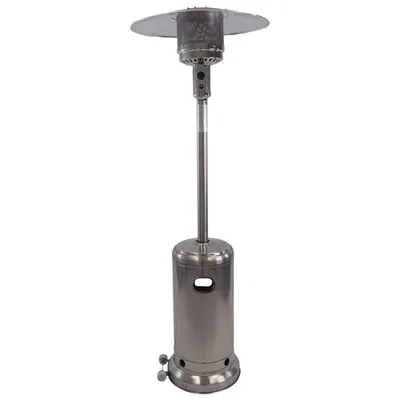 Dyna-Glo Deluxe Freestanding Propane Patio Heater - 41,000 BTU - Stainless Steel