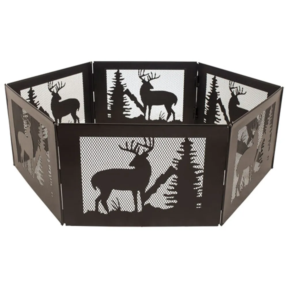 Pleasant Hearth Deer Mountain Folding Fire Ring