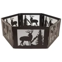 Pleasant Hearth Deer Mountain Folding Fire Ring