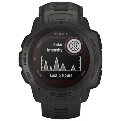 Garmin Instinct Solar 45mm Bluetooth Mutlisport Smartwatch - Graphite