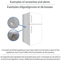 Congélateur vertical sans givre de 14,1 pi³ de GE (FUF14SMRWW) - Boîte ouverte - Endommagé