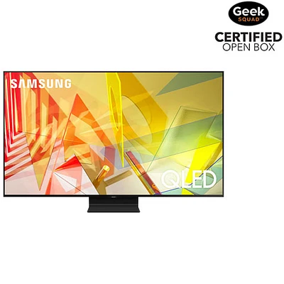 Open Box - Samsung 65" 4K UHD HDR QLED Tizen Smart TV (QN65Q90TAFXZC) - Titan Black