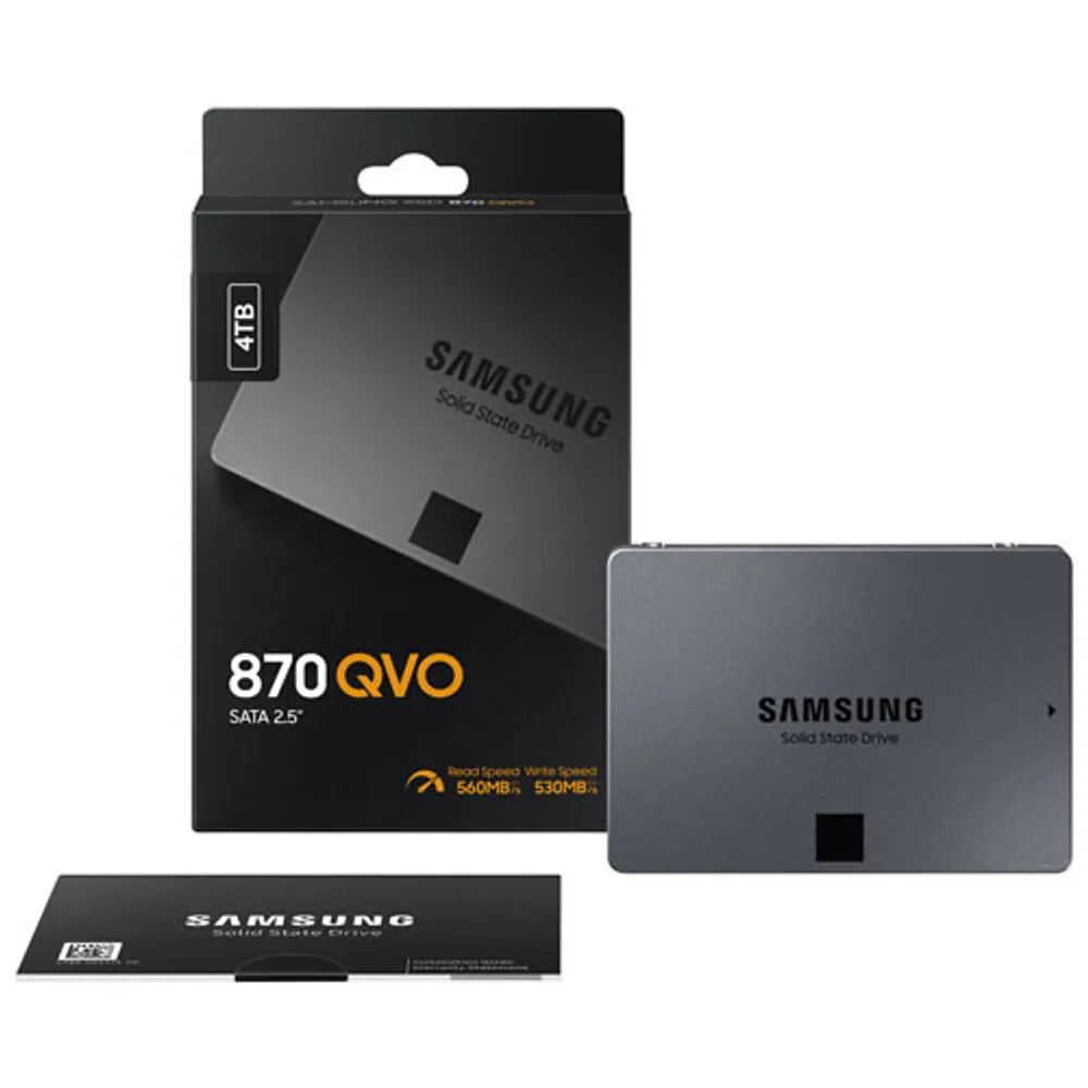 Samsung 870 QVO 4TB SATA III Internal Solid State Drive (MZ-77Q4T0B/AM)