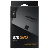 Disque SSD interne SATA 870 QVO de 4 To de Samsung (MZ-77Q4T0B/AM)