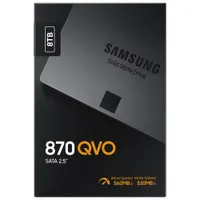 Disque SSD interne SATA III 870 QVO de 8 To de Samsung (MZ-77Q8T0B/AM)