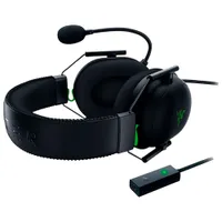 Casque de jeu à microphone et carte son USB BlackShark V2 de Razer - Noir/Vert