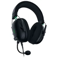 Casque de jeu à microphone et carte son USB BlackShark V2 de Razer - Noir/Vert