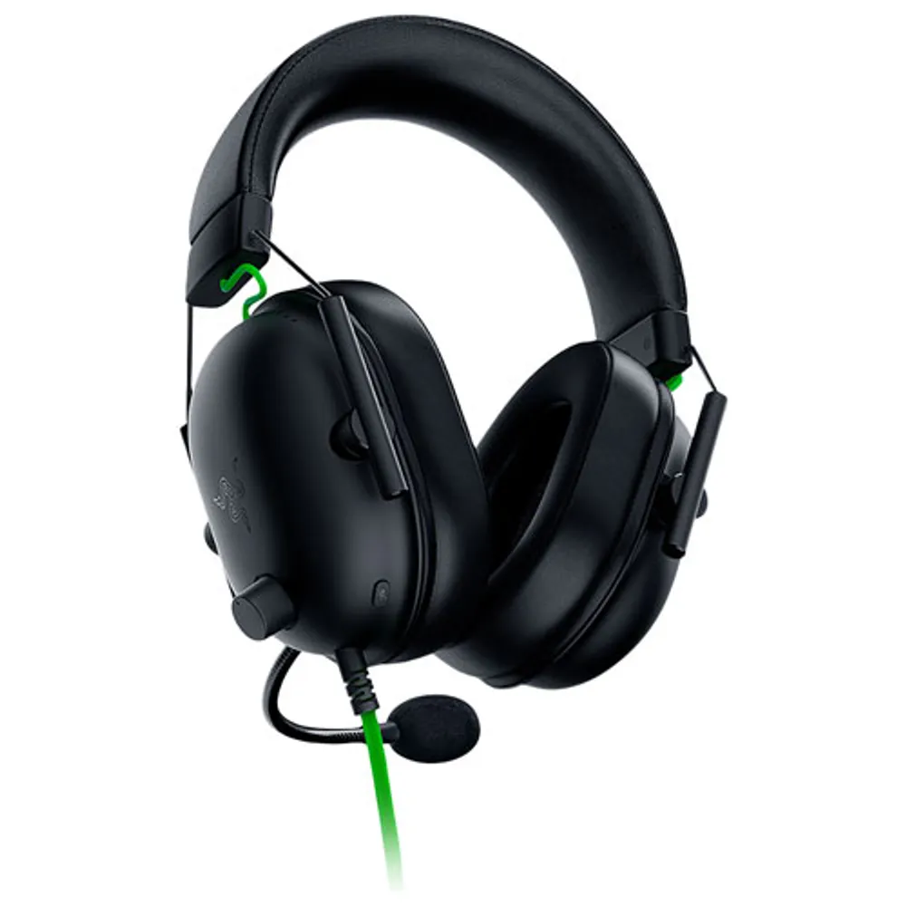 Casque de jeu BlackShark V2 X avec microphone de Razer - Noir/Vert