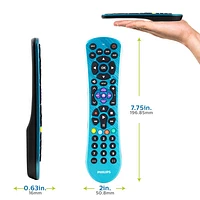 Philips 4-Device Universal Remote Control - Electric Blue