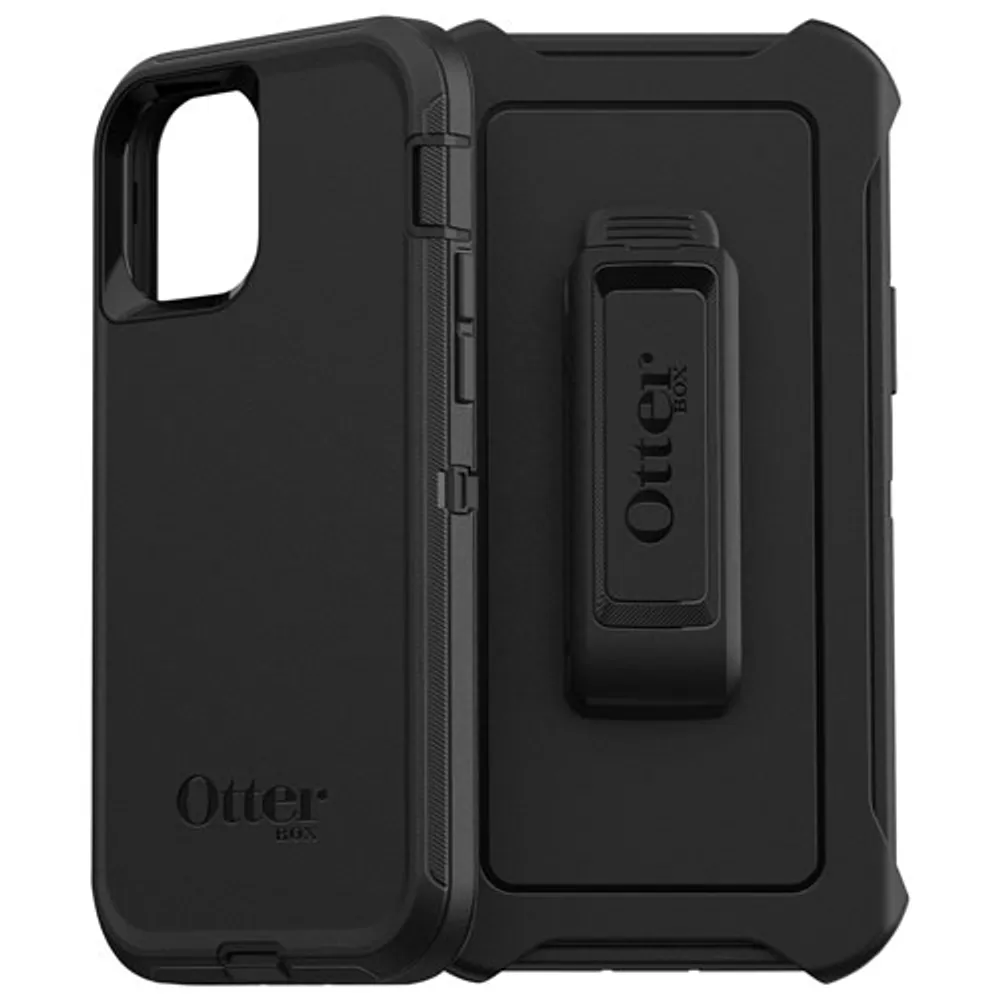 OtterBox Defender Fitted Hard Shell Case for iPhone 12/12 Pro - Black