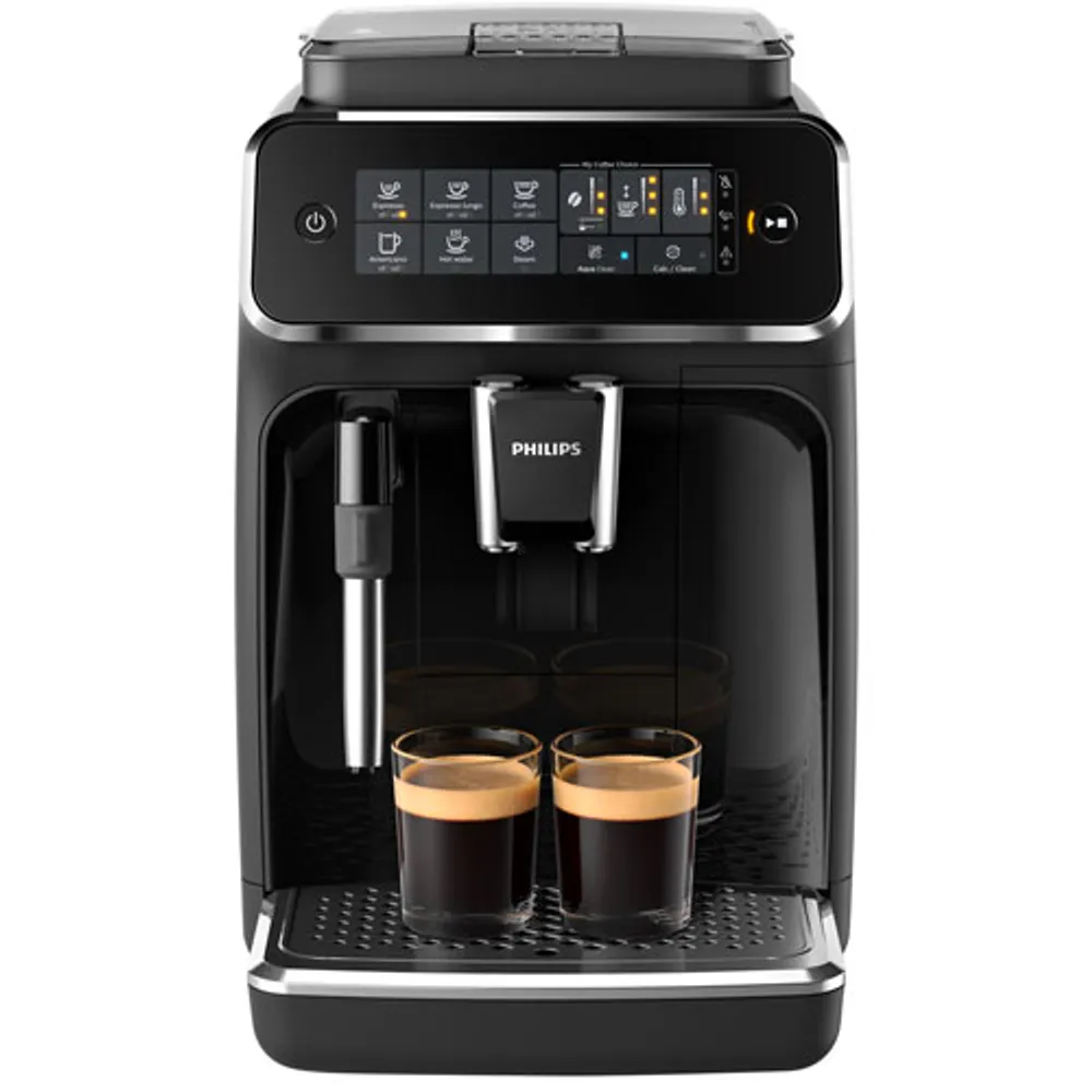 Philips 3200 Automatic Espresso Machine with Milk Frother - Black