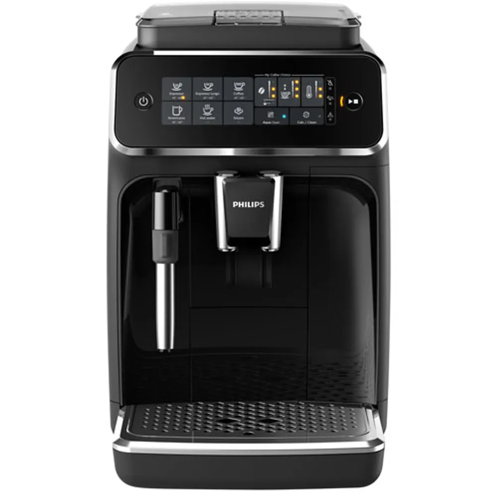 Philips 3200 Automatic Espresso Machine with Milk Frother - Black