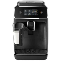 Philips 2200 Automatic Espresso Machine with LatteGo Milk Frother - Black