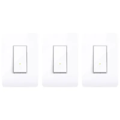 TP-Link Kasa Smart Wi-Fi Light Switch - 3 Pack