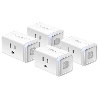 Petite prise intelligente Wi-Fi Kasa de TP-Link - Ensemble de 4